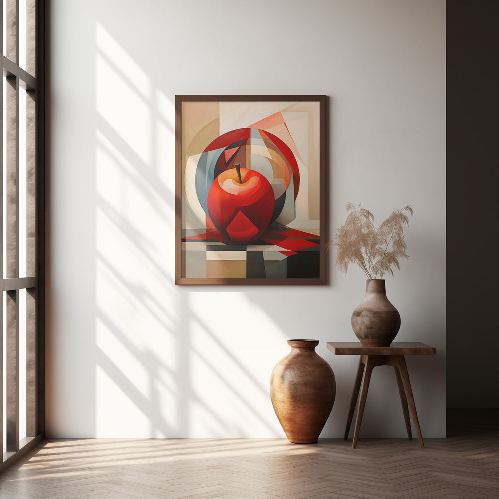 The Abstract Apple Poster