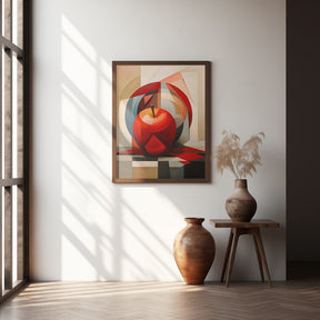 The Abstract Apple Poster