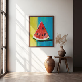 Watermelon Slice Poster