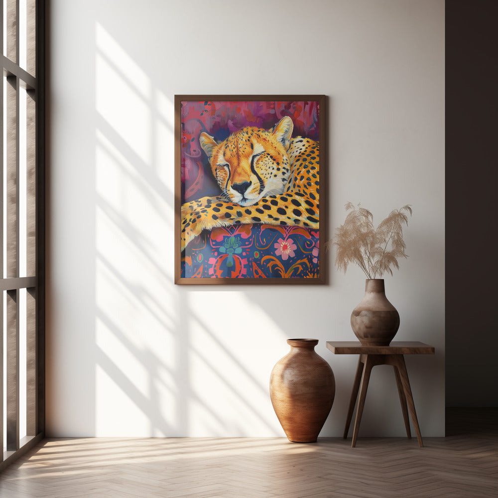 Resting Cheetah Poster