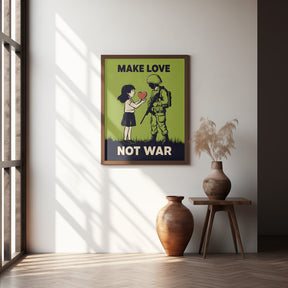 Make Love   Not War Poster