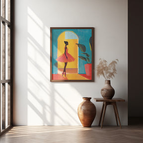 Caribbean Ballerina Poster