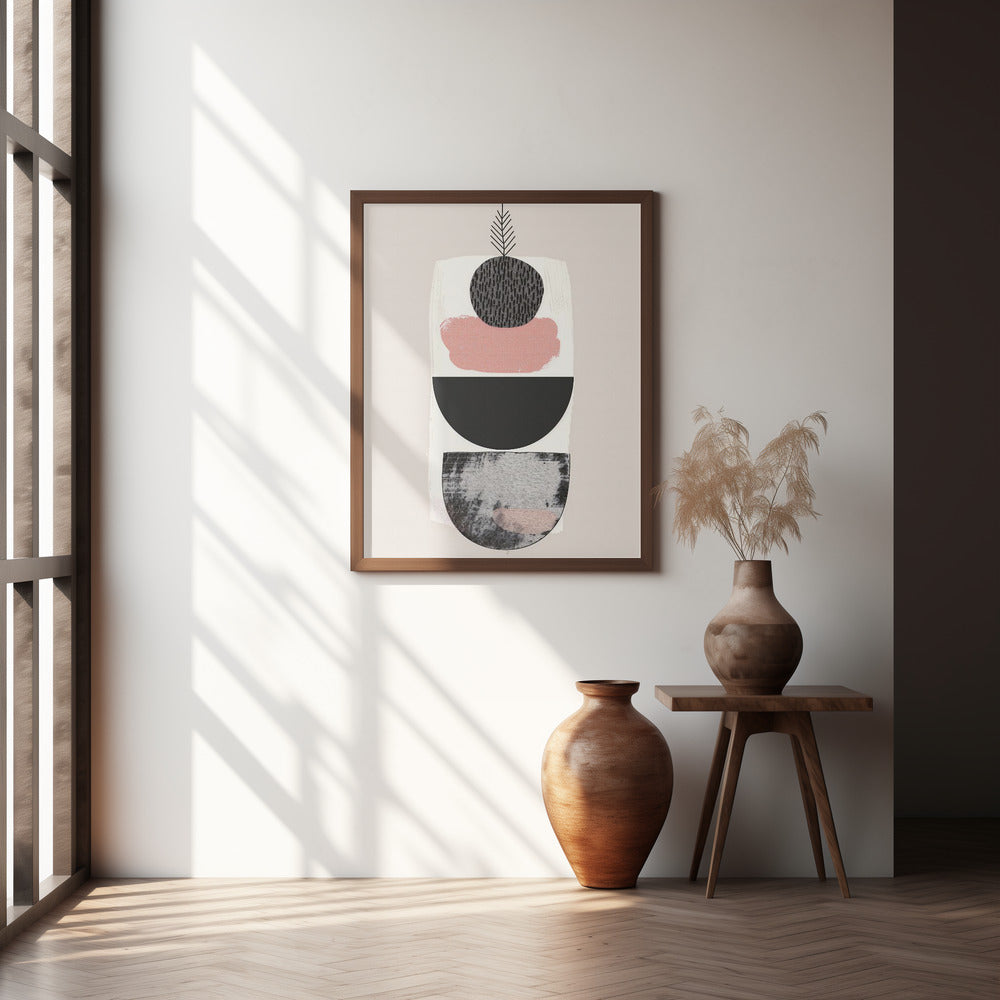 Abstract Minimalist Shapes No 6 Poster