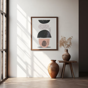 Abstract Minimalist Shapes No 7 Poster