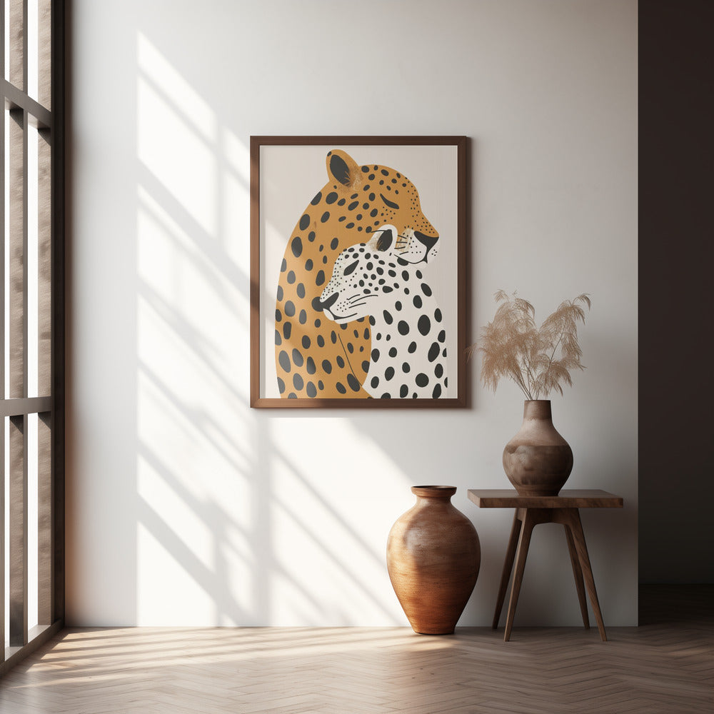 Leopard Mom Poster