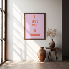 Frenchloveorange Ratioiso Poster