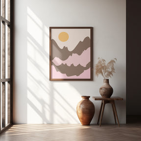 Abstractsunset Ratioiso Poster