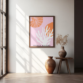 Rivierapinkorange Ratioiso Poster