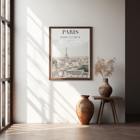 Minimalistpariscolour Ratioiso Poster