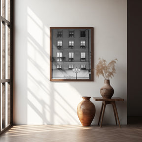 Paris Place Vendome Black and White Poster