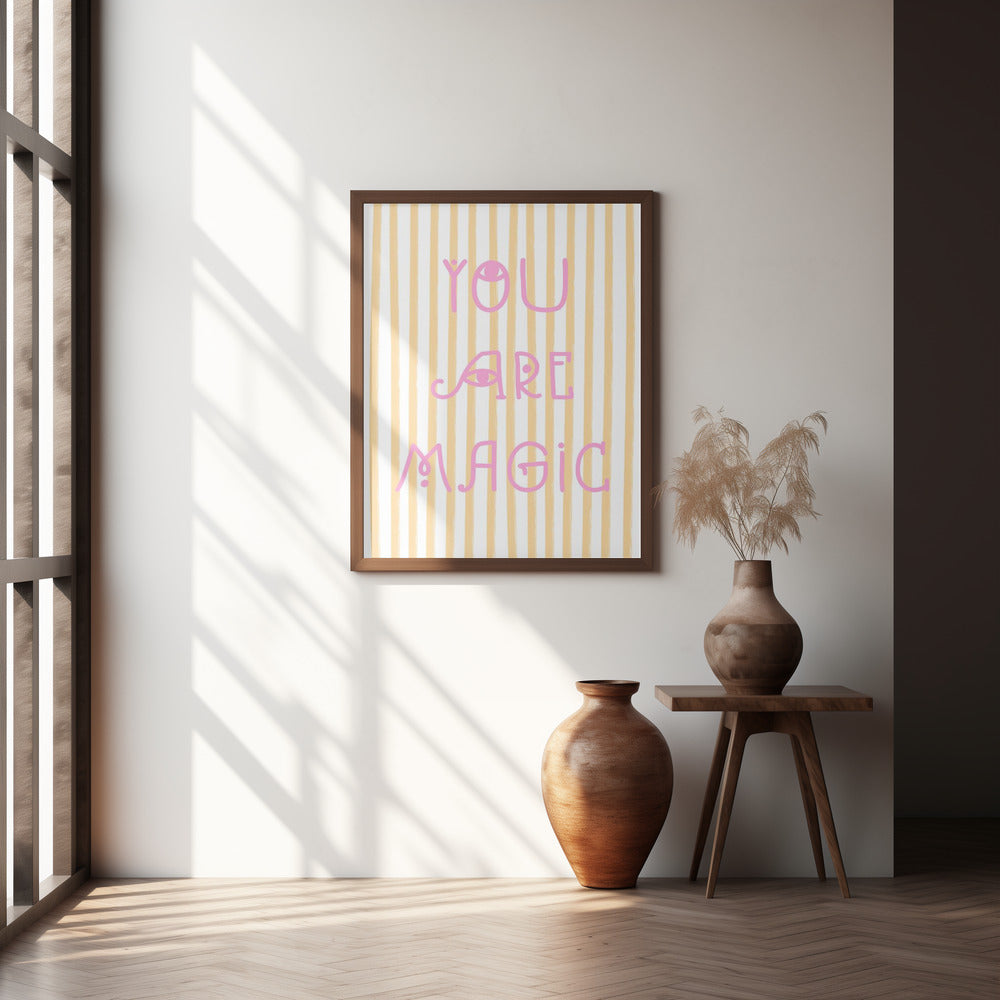 Magicstripespink Ratioiso Poster