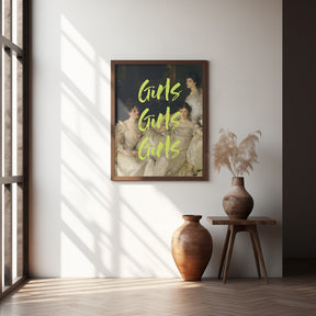 Girlsgirlsgirlsyellow Ratioiso Poster