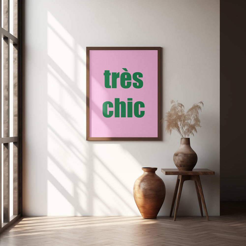 Treschicpinkgreen Ratioiso Poster