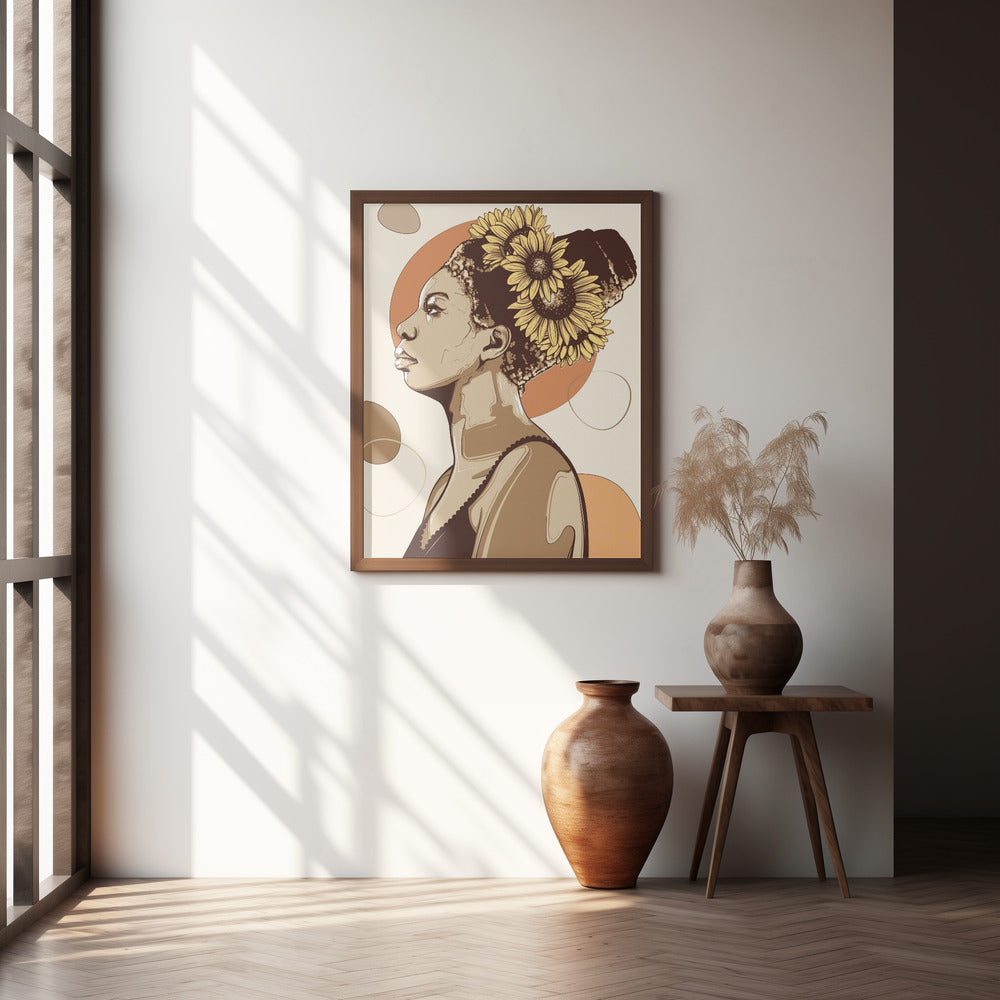 Nina Simone Portrait Poster