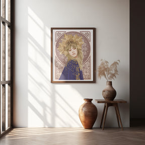 Stevie Nicks Mucha Poster