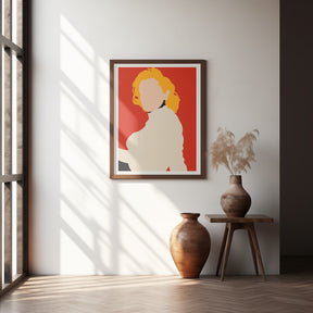 Marilyn Monroe Minimalist Pop Art Poster