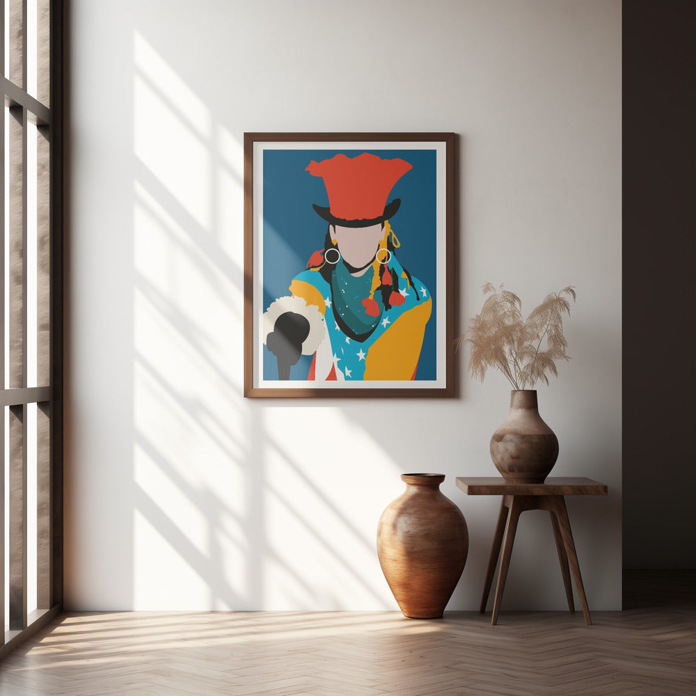 Boy George Minimalist Pop Art Poster