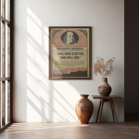 Franklin Print Poster