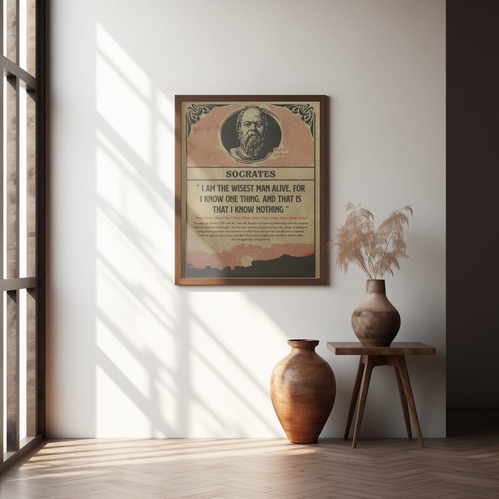 Socrates Print Poster