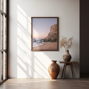 Pastel Portugal Coast Poster