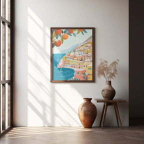 Positano Coast Italy Poster