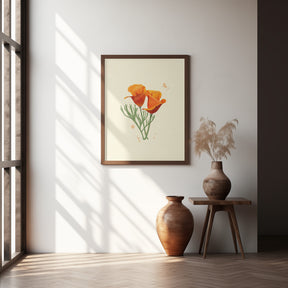 California Poppy Poster