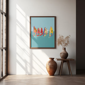 Baltic Sea Windsurfing Poster