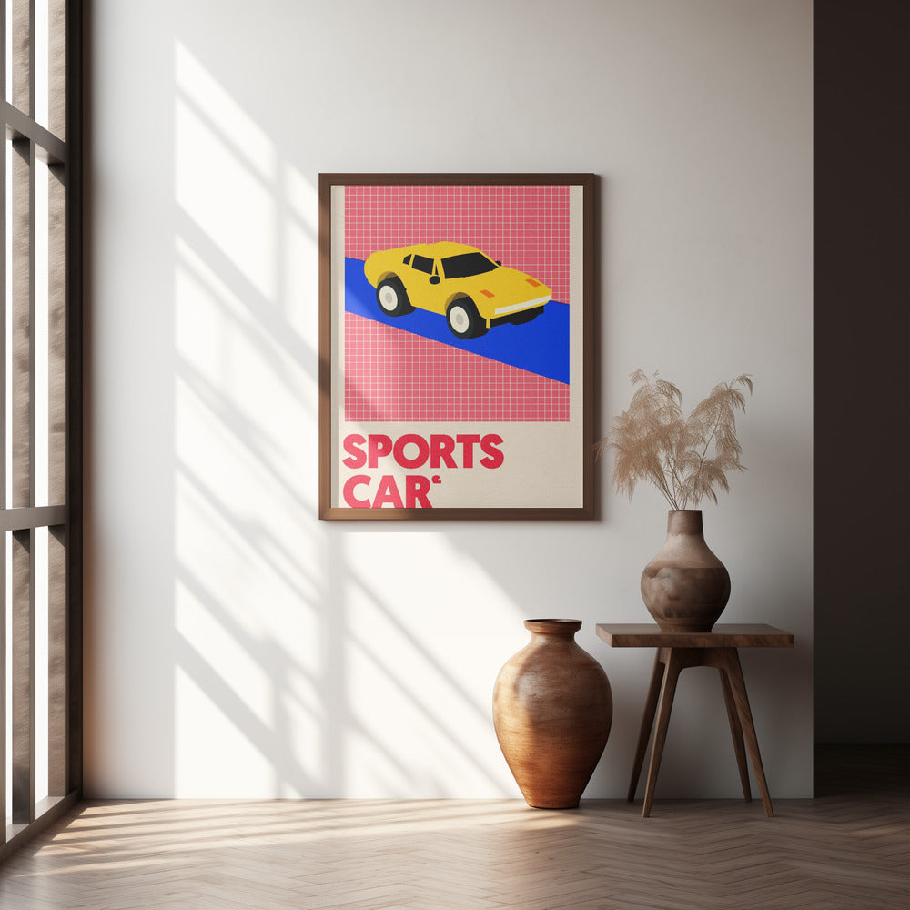 Sports Car Poster