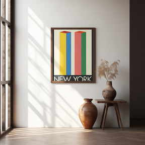 New York Twin Towers Poster