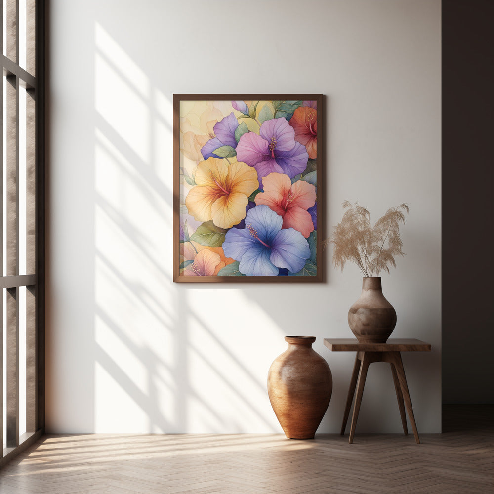 Magical Hibiscus Poster