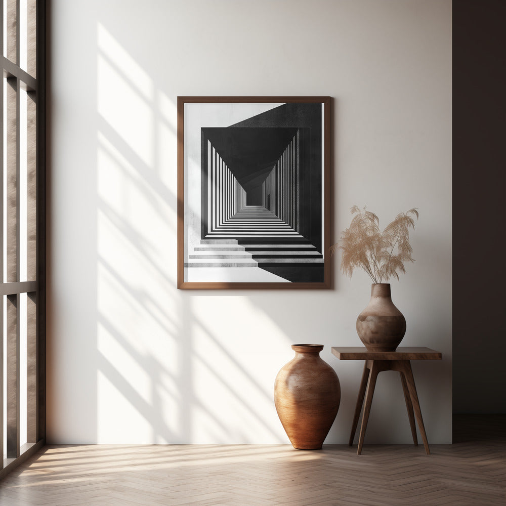 Abstract Hallway Poster