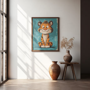 Happy Tiger Poster