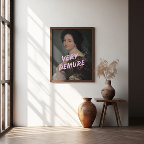 Demure Lady Poster