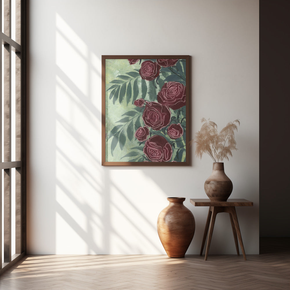 Ollien roses Poster