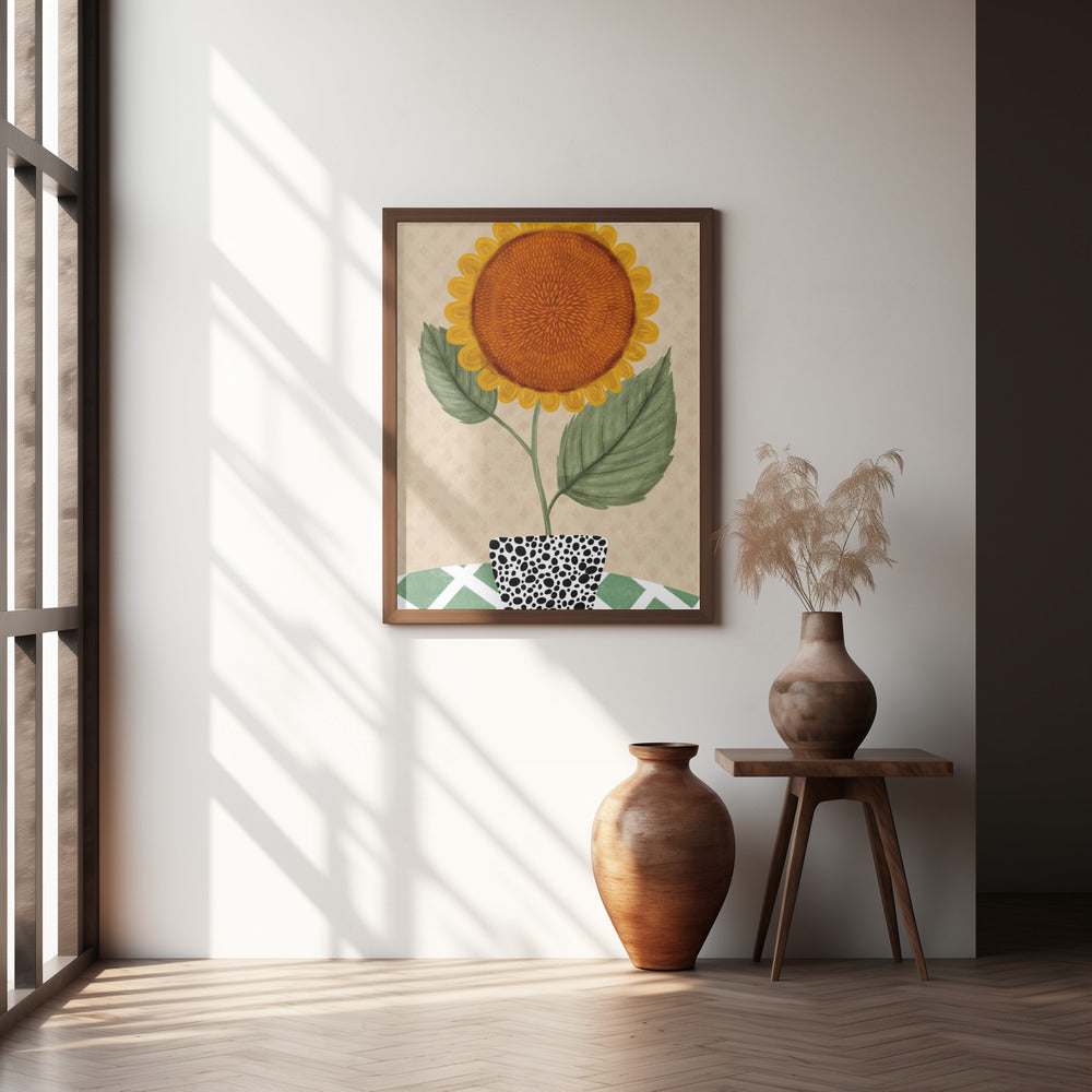 Sunflower Pot Poster