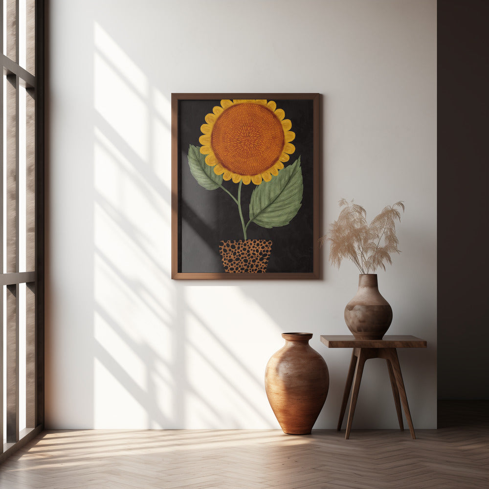 Sunflower Pot Poster