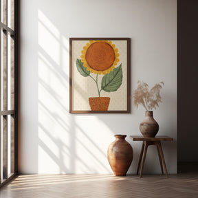 Sunflower Pot Poster