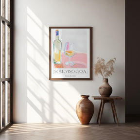 Sole, vino, gioia Poster