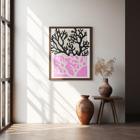 Coral (Pink) Poster