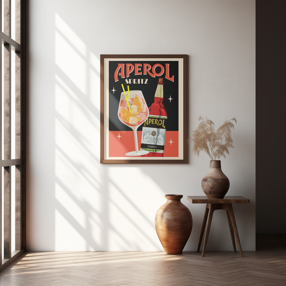 Aperol Spritz_Black Poster