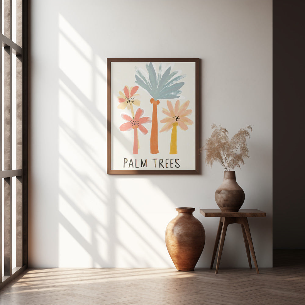 Palm Trees No 2 Poster