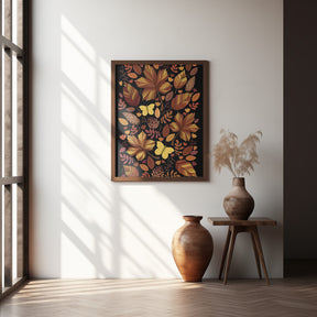 Autumny Black Poster