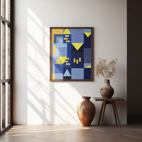 B Klee Blue - Bauhaus Poster