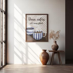 Two coffees please Poster