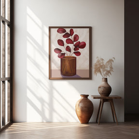 Autumn vase Poster