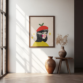 Apple Beret Poster