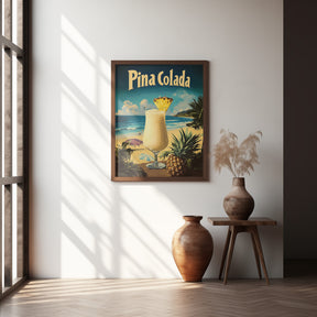 Pina Colada Vintage Poster