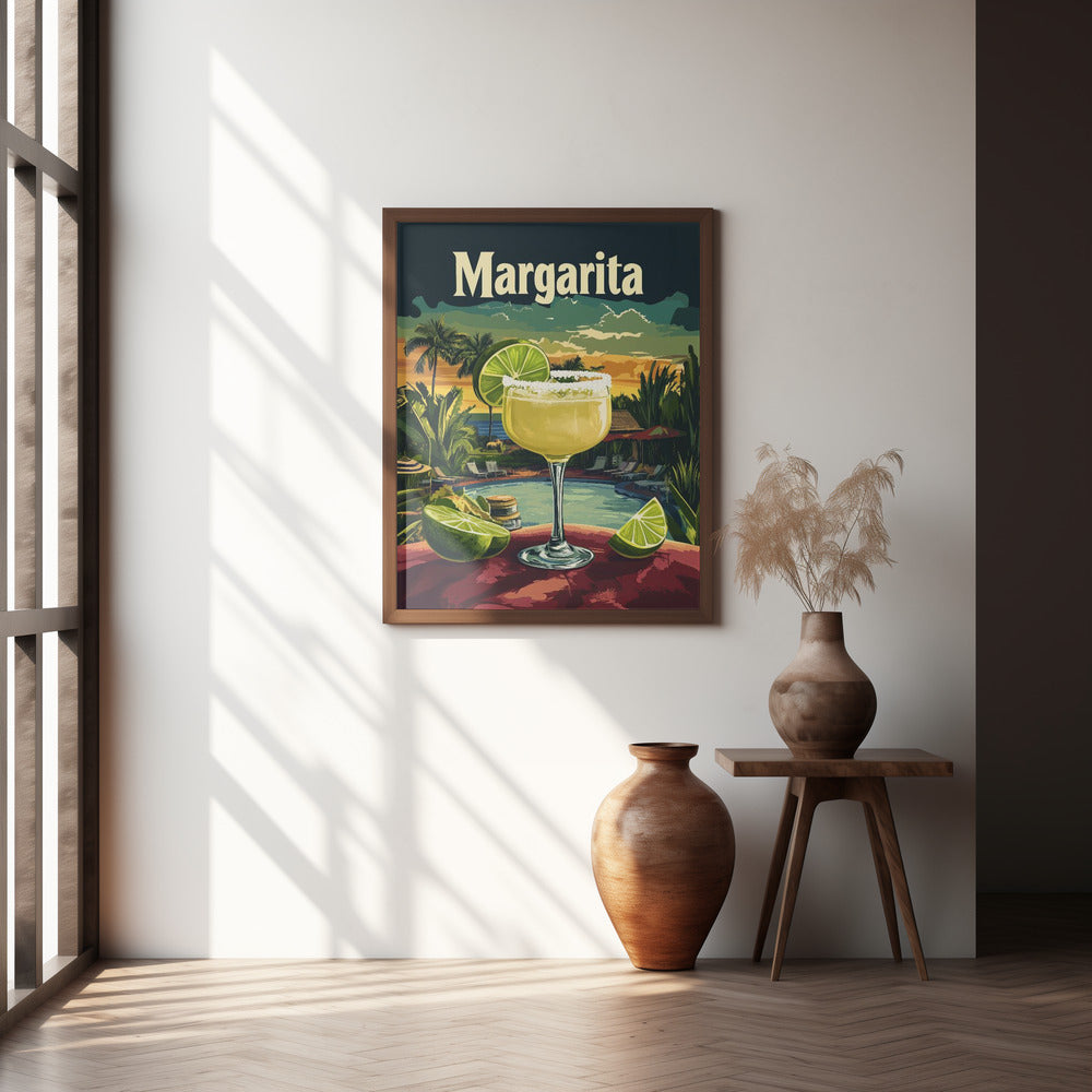 Margarita Vintage Poster