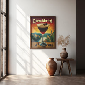 Espresso Martini Vintage Poster