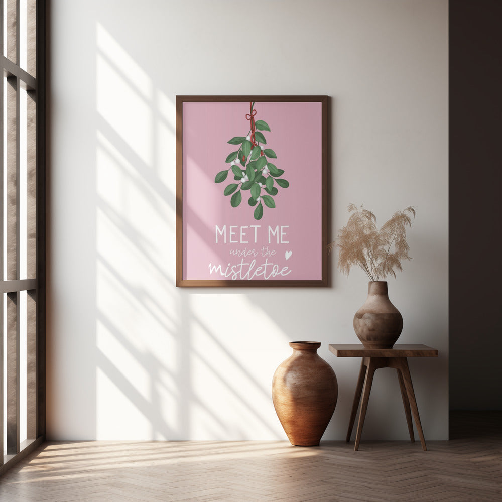 Meet me under the mistletoe Poster